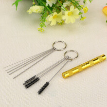Stainless Steel Airbrush Needle & Brush Set for Cleaning & Repair