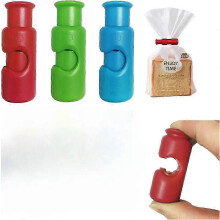 Bag Clips, Snack Bread Sealing Clip, Food Clips for Bags, Bread Clips, Easy to Use Bread Bag Clips(3pcs)