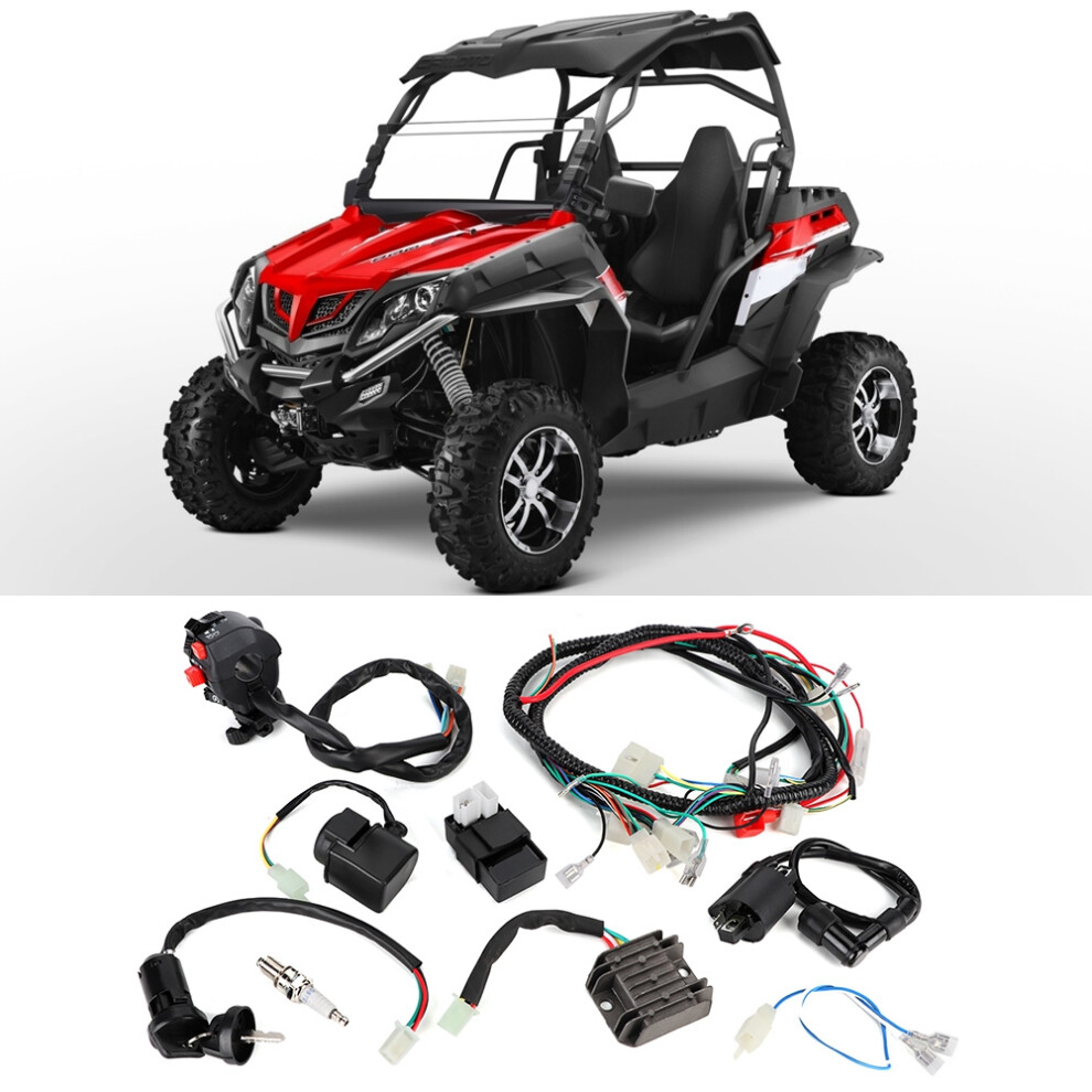 Premium Wiring Harness For Atv Quad Bike 200-300Cc Cdi Connection Replacement 7661393102998