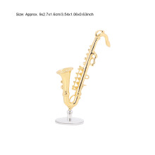 Saxophon Modell Legierung 1:12 Deko