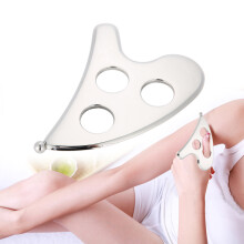 Stainless Steel Facial Body Scraping Plate for Pain Relief & Detox
