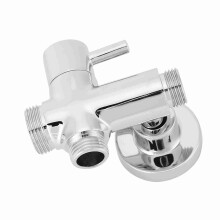 Copper Bathroom Shower Diverter G1/2” Wall Mounted Separator with Base & Kit