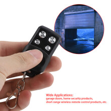 433MHz Universal Garage Door Remote Clone 12V Black 6.2x3.4cm