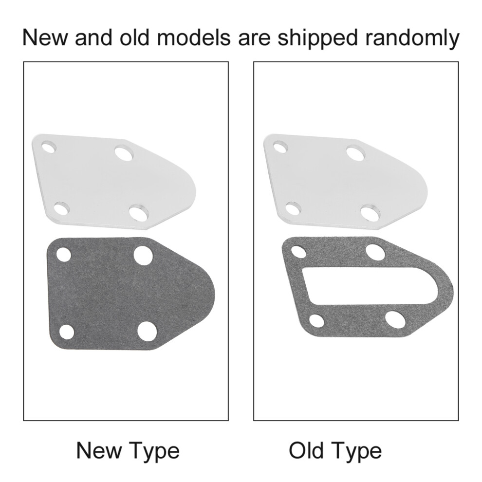 Stainless Steel Fuel Pump Mounting Plate With Gasket For Chevy Sb 283-400 4661393106470