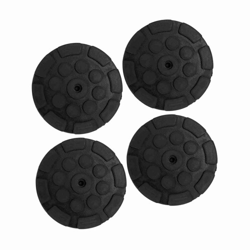 4Pcs Round Rubber Jacking Lift Pads 1