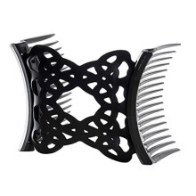 Magische elastische Haarspangen, dehnbarer Haarkamm, doppelte Haarklammern, Haarkämme für Frauen, Mädchen-Haaraccessoire.