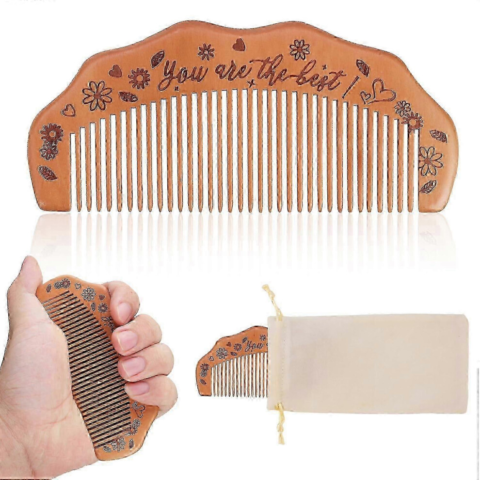 Unisex Birthing Comb With Affirmation Gifts For Labor And Delivery - Wooden Comb And 2025