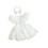 (6-12 Months, White) Pelele bebé niña, con diadema. 1