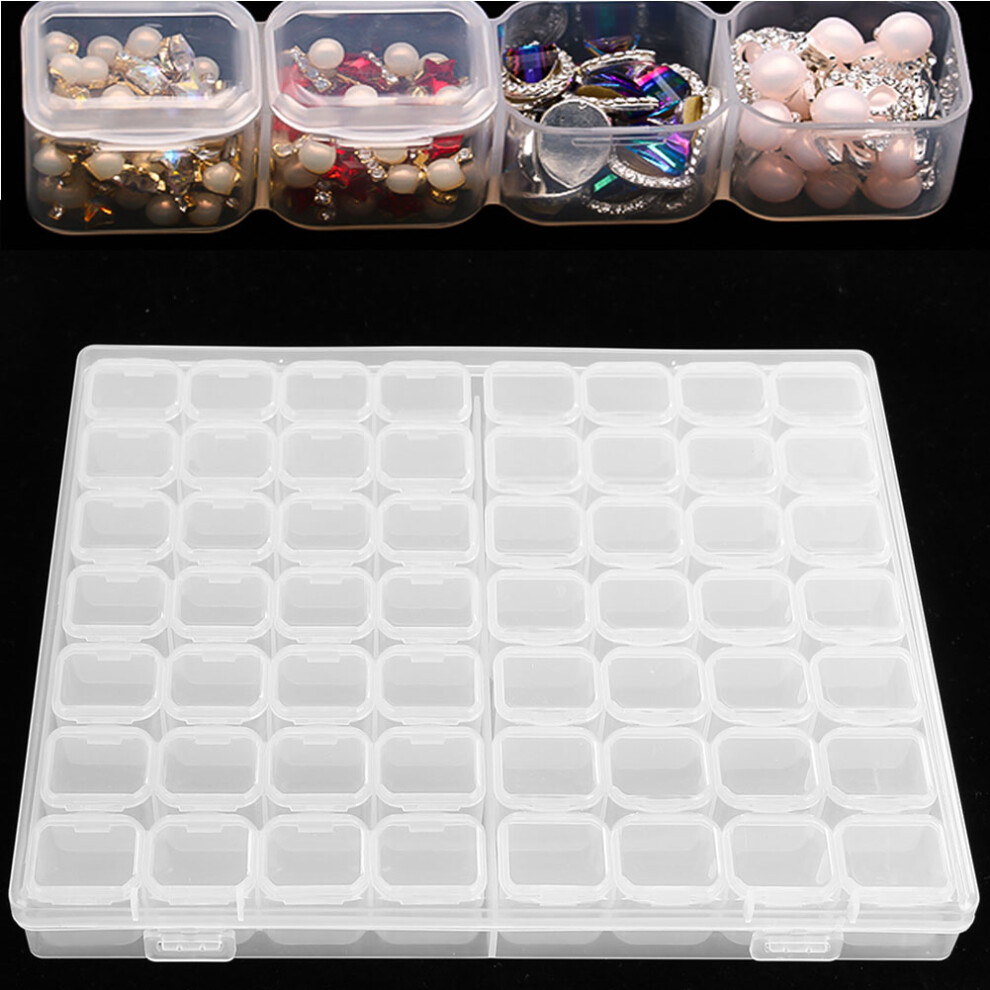 Nail Polish Organizer 56 Slots Desktop Case with Durable Plastic Construction