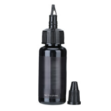 Professional Black Tattoo Ink 29.6ml Long Lasting Fast Coloring