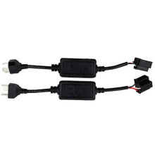 Relay H4 Anti-Flicker-Kabelbaum Fehlerfreie Decoder passen auf 7 Zoll H4 LED-Scheinwerfer für Jeep Wrangler JK Zubehör US-Stecker