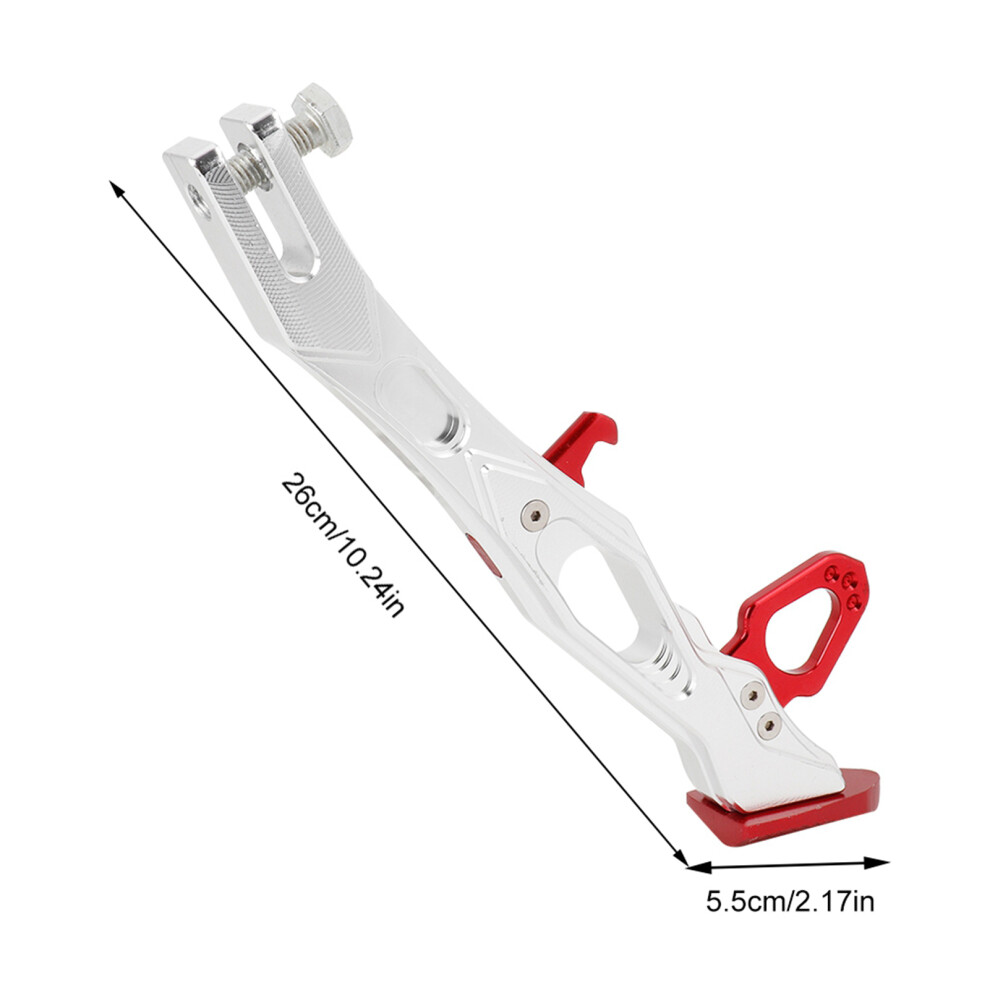 Aluminium Alloy Motorcycle Stand Tripod Feet B05026 For Enhanced Support Red 8771393108490