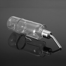 Rabbits & Birds Auto Water Bottle Stainless Steel Ball Nipple Feeding L 300ml