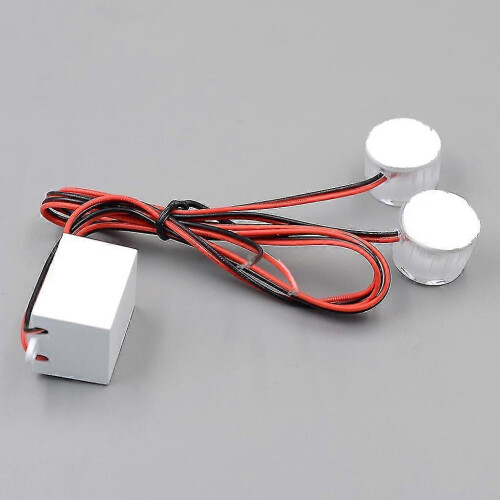 1 Pair Dc12v-85v Universal Motorcycle Warning Led Lights - Green 2