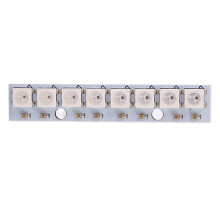 8 x WS2812B 5050 RGB vezető LED lámpák Kártya szalag beépített teljes színű NAZE32 CC3D-hez