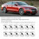 20pcs.17mm^Nut Car Wheel Auto Hub Screw Protection Antitheft Cover Cap Silver= 4
