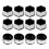 20pcs.17mm^Nut Car Wheel Auto Hub Screw Protection Antitheft Cover Cap Silver= 9