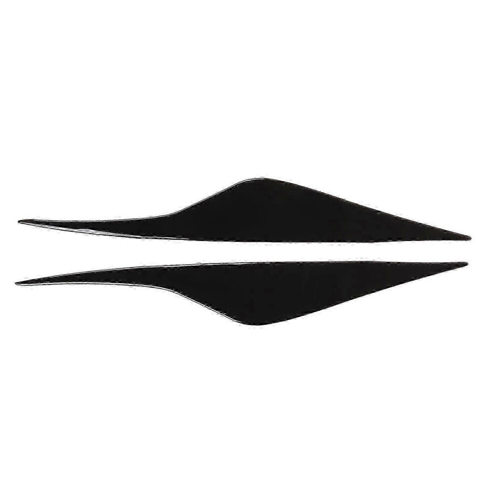 2Pcs Headlight Eyebrow Cover For Ford Mondeo Mk4 2007-2013 - Durable Replacement Eyelids Black 6935161797398