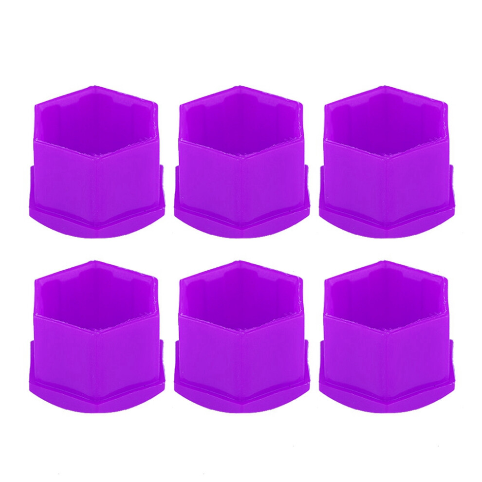 Automotive Wheel Nut Protection Set 17Mm 20Pcs Anti Theft Hub Cover Purple 5041393185986