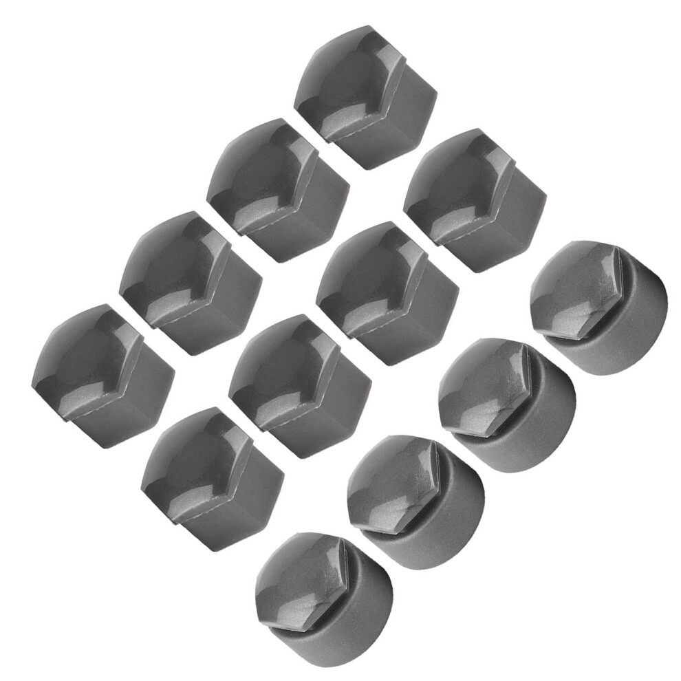 20X Car Wheel Nut Protectors Abs Anti-Theft Grey 7293282207837