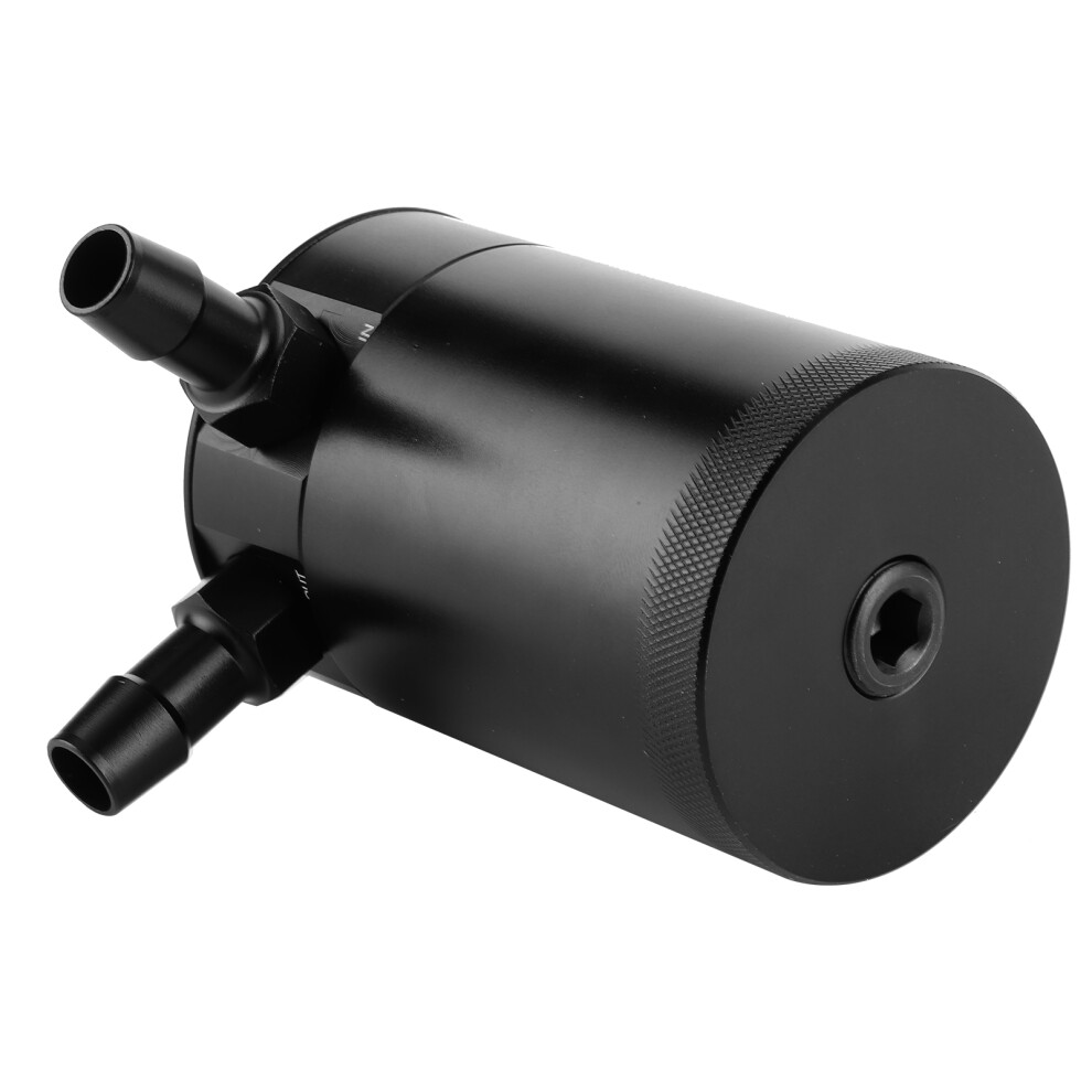 Universal Car Oil Catch Can 2-Port 300Ml Aluminum Alloy Reservoir With Baffles 8791393186311