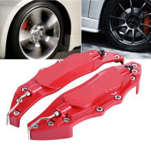 2pcs Aluminum Brake Caliper Cover Set for 16-17in Wheel Hubs