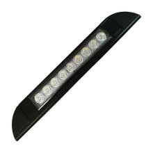 9 LED luifellicht 12V 24V waterdicht 256mm buitenste caravan camper striplamp zwart