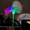 Mini Windmill LED Light Safe-Riding Plastic Small Windmill Wind Power Generation Car Decorations 3