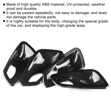 Carbon Fiber Door Handle Bowl Cover for E90 3 Series  - Durable Fitment