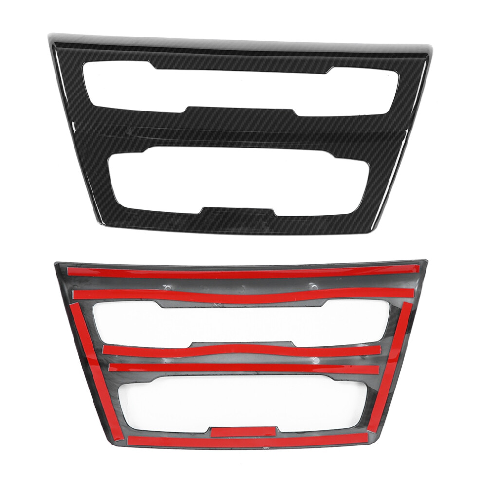Carbon Fiber Style Center Console Cd Panel Trim For Bmw X1 F48 2016-2019 8331393187828