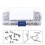 280pcs M3 Stainless Steel SS304 Hex Socket Button Head Screws & Locknuts Set 2