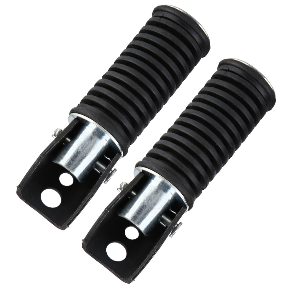 Rear Motorcycle Foot Pegs For Suzuki Gn125/Qj25/Gs125/Gt125-5 Aluminum Rubber 4631393188998