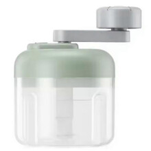 Multifunktionaler Gemüseschneider, kleine Küchenmaschine Handkurbel, Hackmaschine, Knoblauchwerkzeug, Küchengeräte B 250ML