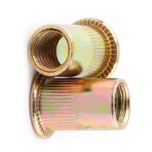 High Quality Rivet Nut Flange Nutsert M3-M12 Carbon Steel Fastener Set 100pcs