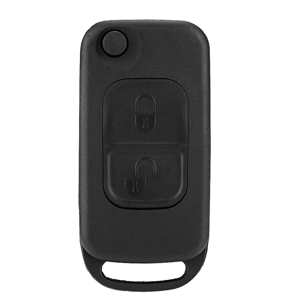 Flip 2 Button Remote Key Fob Case For Mercedes Benz Slk W168 E113 Black 7631393189466