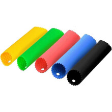 5er-Pack: Knoblauchschäler, Silikon-Knoblauchschäler, Knoblauchwalzen, Gemüseschäler, Küchenutensilien (rot, gelb, grün, blau, schwarz)
