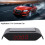 Solar Car Digital Clock with LCD Display, 500mAh Battery, Black 6