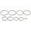 BMW Dual Vanos O Ring Seal Repair Kit for E36 E39 E46 E53 Black 1
