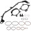 BMW Dual Vanos O Ring Seal Repair Kit for E36 E39 E46 E53 Black 5