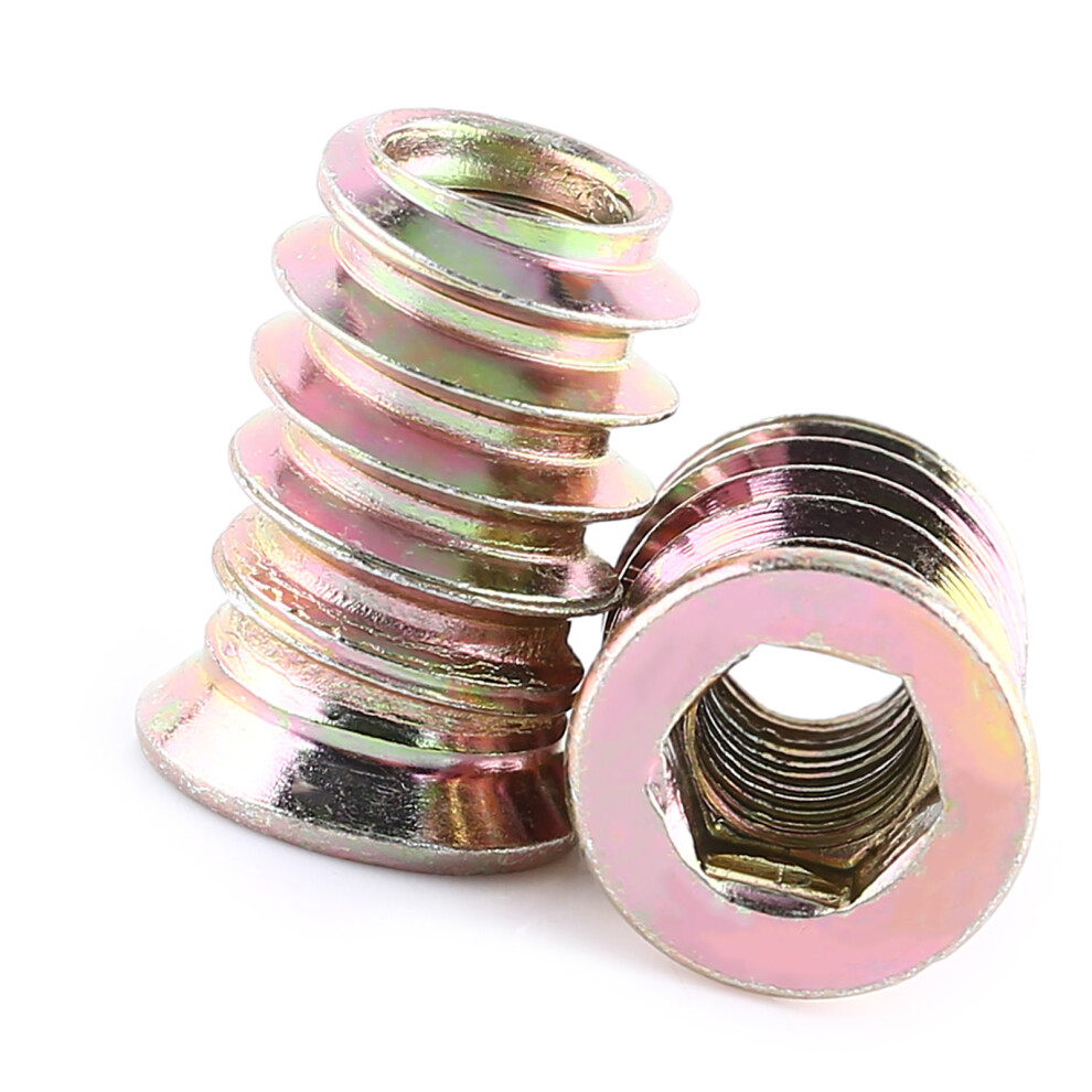 Heavy Duty M6*17Mm Furniture Threaded Insert Nut Hex Socket Drive 9311393114771