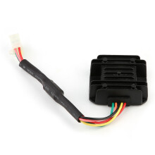 Regulator Rectifier 5 Pins for Motorcycle Quad Scooter Durable Aluminum 12V