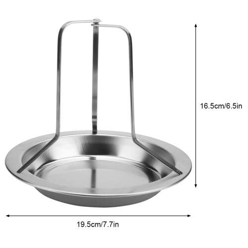 Stainless Steel Roast Chicken Rack Holder 1