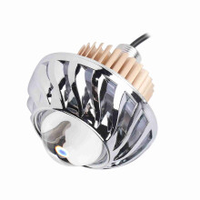 Motorcycle LED Headlight Projector Lens Pink Angel Devil Eye 8.5cm