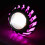 Motorcycle LED Headlight Projector Lens Pink Angel Devil Eye 8.5cm 7