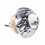 Motorcycle LED Headlight Projector Lens Pink Angel Devil Eye 8.5cm 9