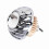 Motorcycle LED Headlight Projector Lens Pink Angel Devil Eye 8.5cm 13
