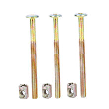 Carbon Steel Hex Drive Fastening Screws 100mm for Furniture Connector Bolts