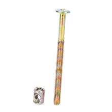 Furniture Assembly Bolt & Nut Set 60mm Carbon Steel Connector