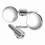 7/8" Aluminum Round Handlebar Rearview Mirror Set - Silver with Adjustable Angle 1