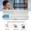 UV Toothbrush Sterilizer Box Portable, Blue, 21*5.2*2.4cm 12